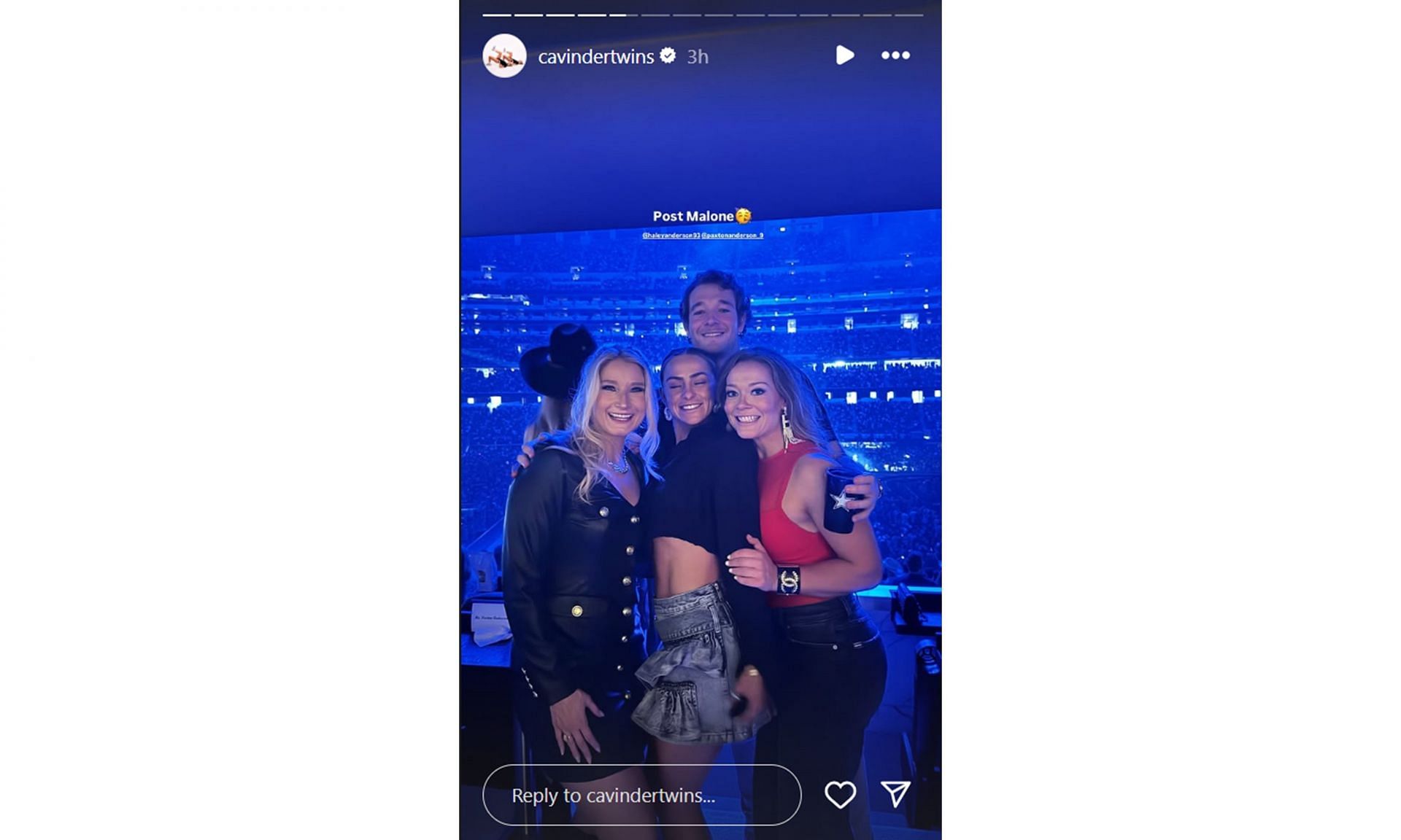 Screenshot, via Instagram